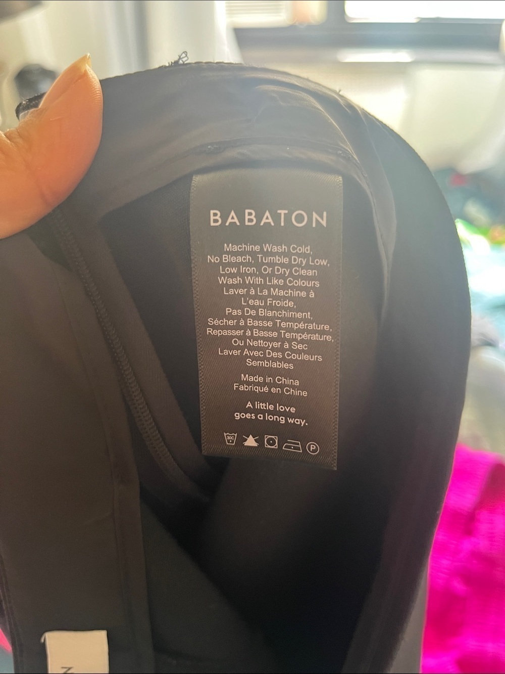 Babaton by aritzia Black Mini Skirt with Subtle Wrap Detail - Picture 9 of 10